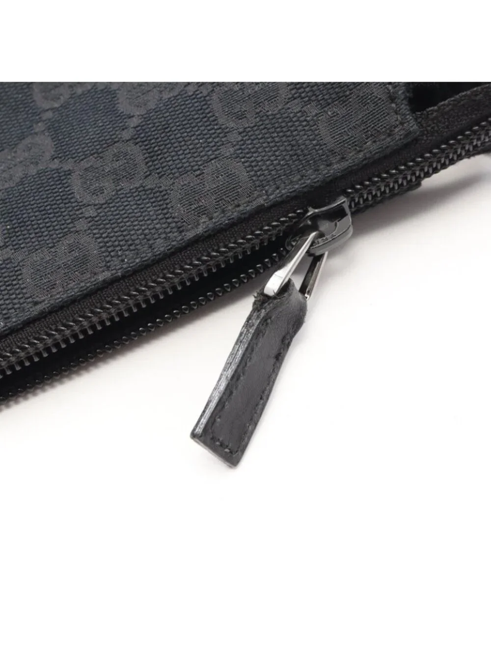 Gucci Shoulder Bag GG Canvas Black